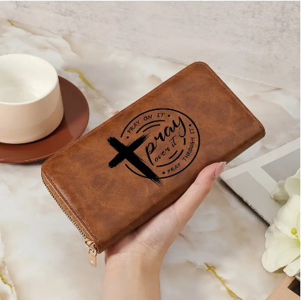 Pray It Wallet | Stylish Women's Wallet with Inspirational Reminder