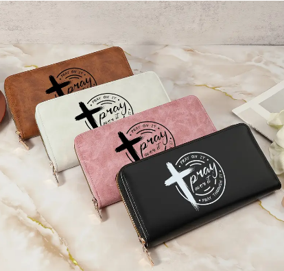 Pray It Wallet | Stylish Women's Wallet with Inspirational Reminder
